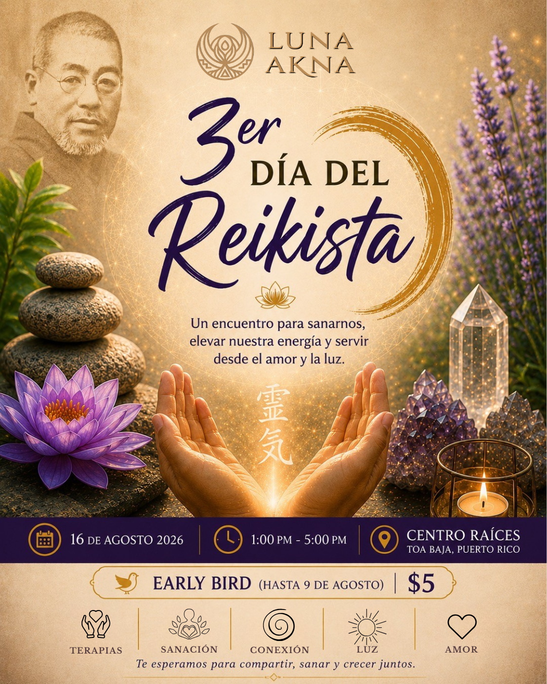 3er Día del Reikista | Luna Akna
